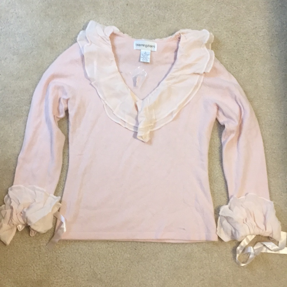 NWT pink cashmere sweater